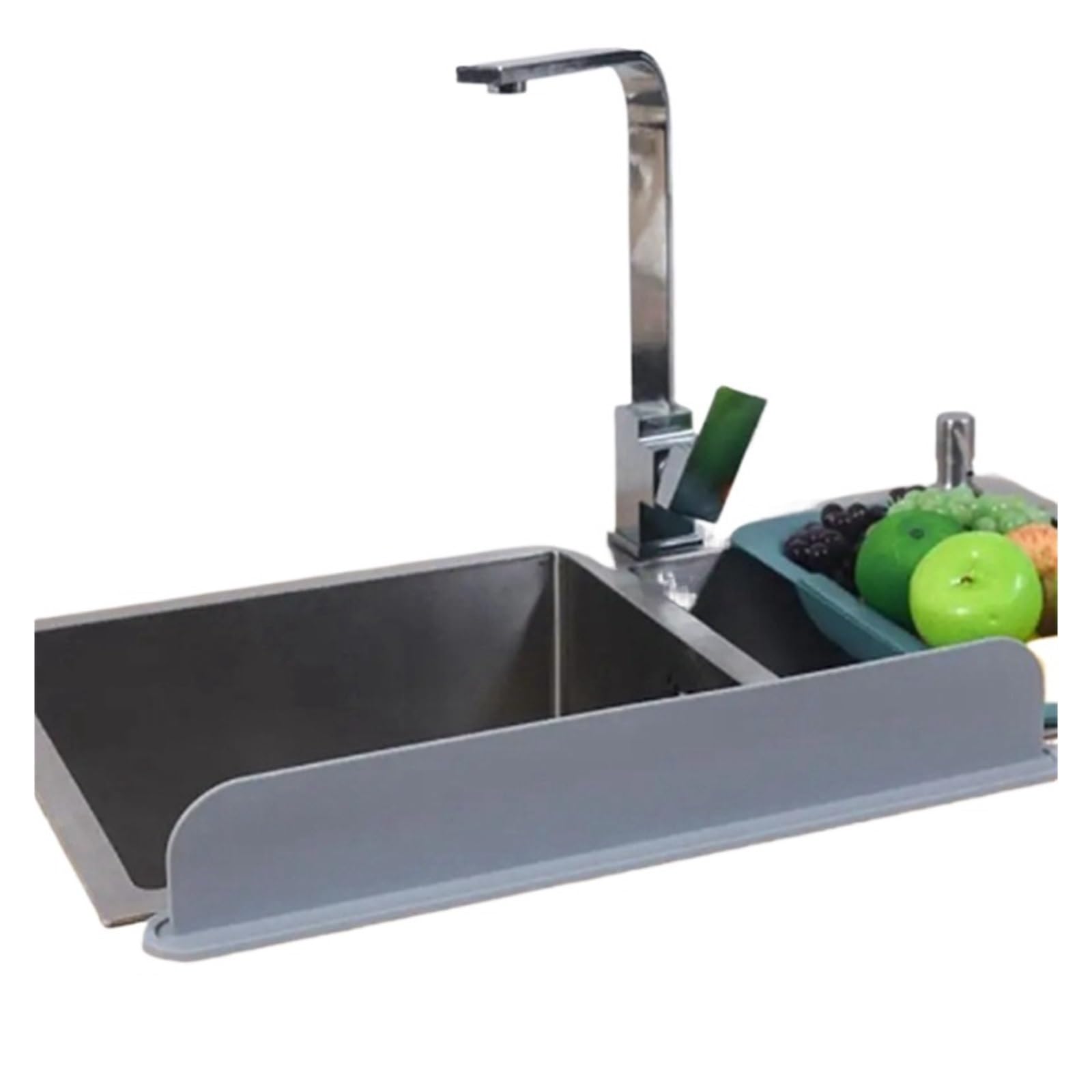 IRFHDCX Sink Splash Guard Reusable Sink Splash Guard Silicone Countertop Water Baffle Prevent Splashing Out Board