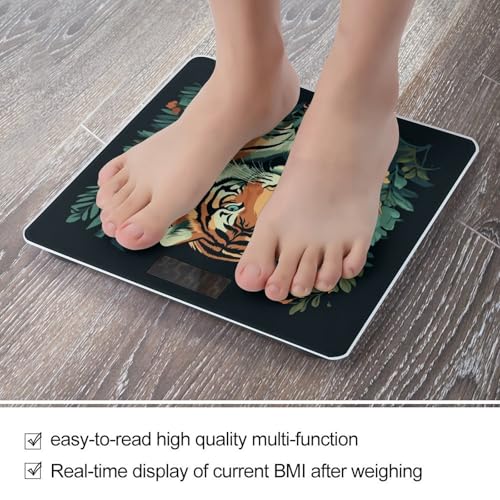 Báscula digital de baño de vidrio templado JTREHY miniatura 5