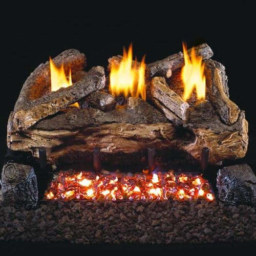 Peterson Real Fyre 24-inch Evening Fyre Split Log Set With
