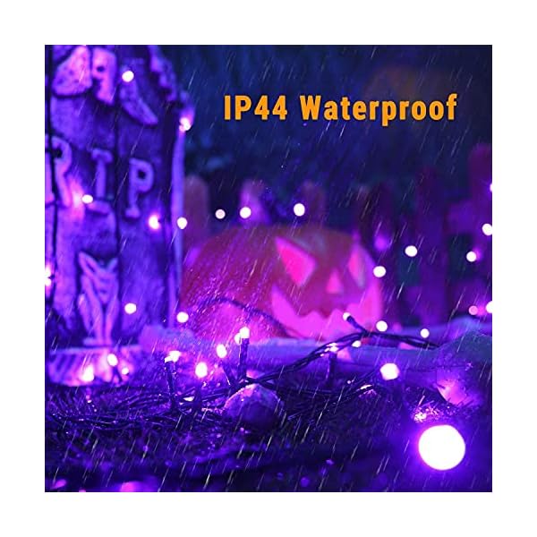 BrizLabs Weihnachtslichterkette Innen, 10M 100 LED USB Bunt Lichterkette Außen Farbwechsel RGB Weihnachtsdeko Aussen… – Bild 6