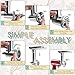 Ezato Meat Grinder Attachment for KitchenAid Mixer, Food Grinder Attachment with Sausage Stuffer, Compatible with KitchenAid All Models, All-Metal Design, Includes 4 Grinding Plates & 3 Sausage Tubes