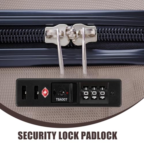 Travel Locks TSA Approved Luggage Locks, 3 Digits Password Code Combination Lock, Customs Code Travel Built in Sunk Backpack Baggage Replacement Accessories2