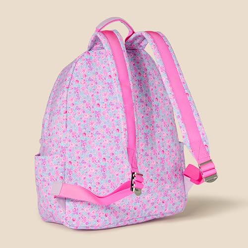 Image of Amazon Essentials Unisex Kids' Backpack for Boys and Girls, Lilac Ditsy Floral, One Size
