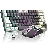 RedThunder K20 Oplaadbaar Draadloos Gaming Toetsenbord en Muis Set