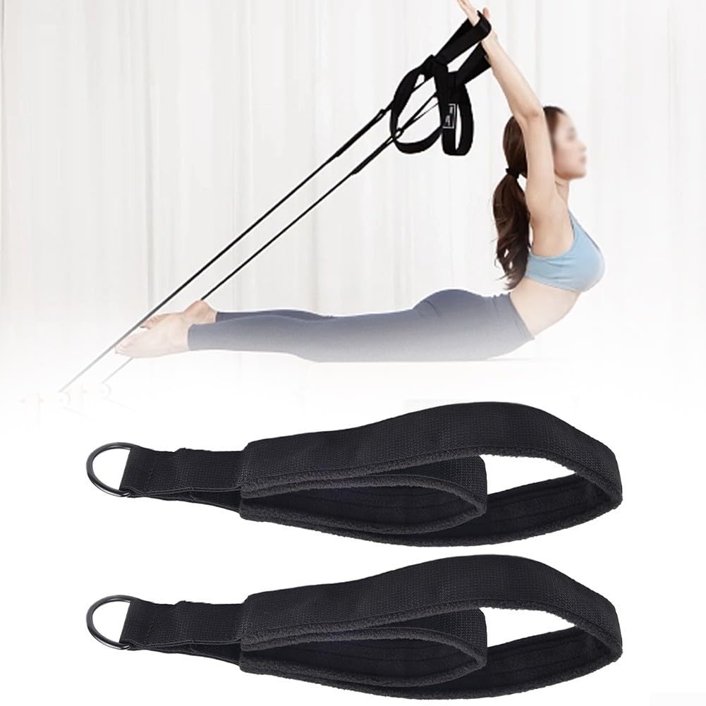 Sangles de Pilates à double boucle pour réformateurs de pieds, idéales pour l'entraînement de force et de flexibilité
