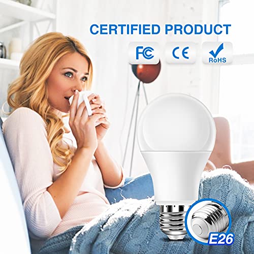Borccdit LED LIGHT BULBS Full Spectrum Light Bulb 4Pk, 6000K Natural Sunlight Bulbs thumb #6