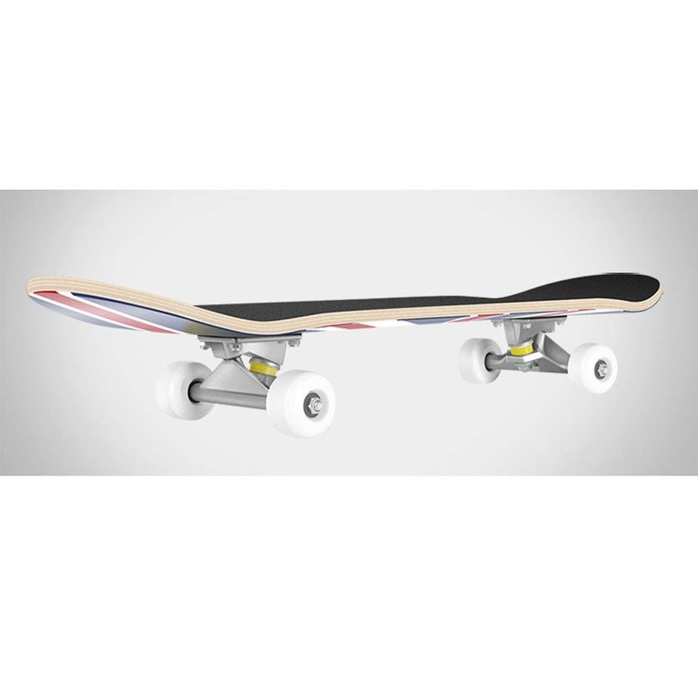 Monopatín Completo para Principiantes y Profesionales, 7 Capas de Madera de Arce Skateboard, Cruiser para Adultos y Niños