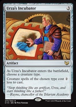 Magic The Gathering - Urza's Incubator (273/342) - Commander 2015 Magic The Gathering - Urza's Incubator (273/342) - Commander 2015