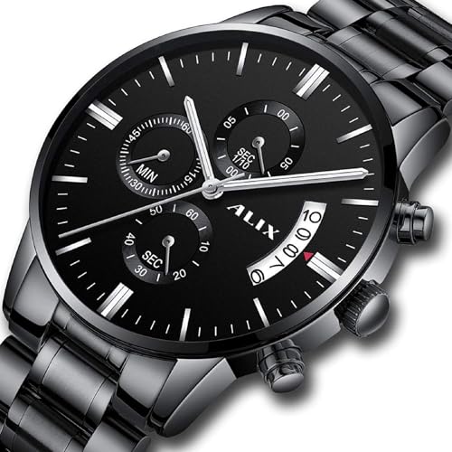 Image of ALIX Stylish Chronograph Date Display Water Resistant Analog Watch for Men