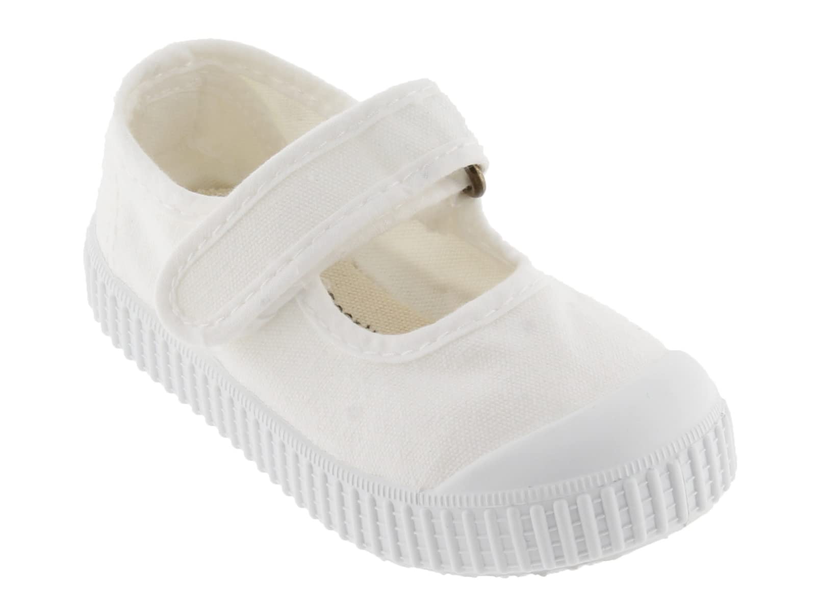victoria Merceditas Unisex 1915 Lona Tintada DREC & Tira Adherente & Refuerzo Puntera 136605 para Niños