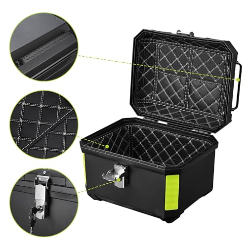 image for Yescom AHR 36L Universal Motorcycle Tour Tail Box Scooter Trunk Storag