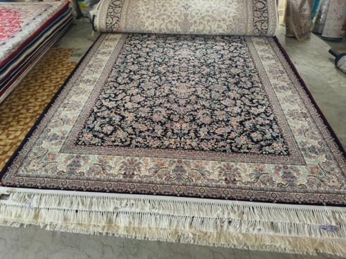 Density Export Quality Irani Design Classical Persian Silk Carpet...