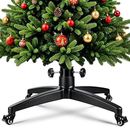 WEIMELL Rolling Christmas Tree Stand Base for Up to 12 FT Artificial Trees