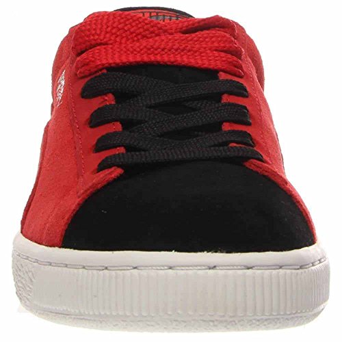 Image of PUMA Men's Suede Classic + Sneaker, High Risk Red /Black, 9.5 M US