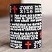 SayitBands 1 of John 3:16 Scripture Silicone Wristband