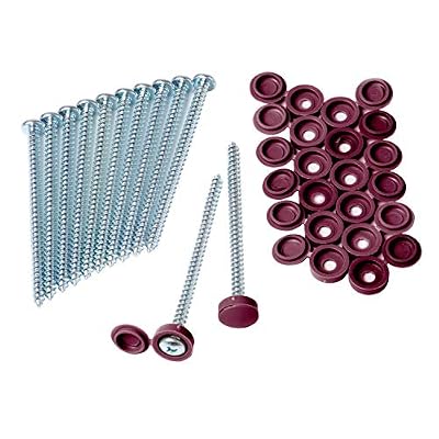 Homeside Shutter Screws & Caps 090 Bordeaux