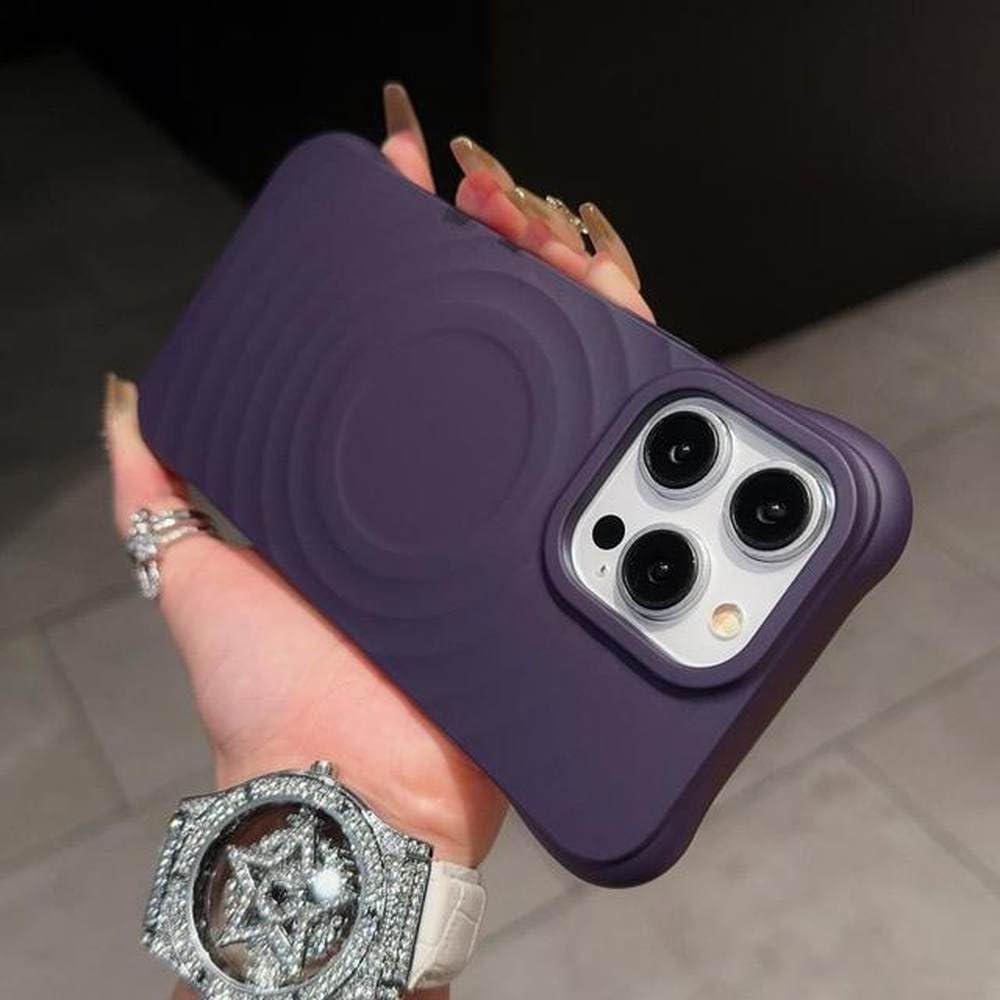 Coque magnétique iPhone 13 Pro Max violette pour charge sans fil - 6