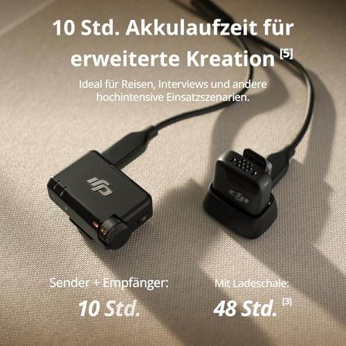 DJI Mic Mini (1 Sender + 1 Empfänger), Ultraleicht, Detailreicher Audio – Ansicht 4