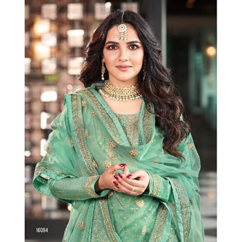 Stitched Indian Designer Trouser Pant Outfits Pakistani Stylish Women's Wear Salwar Kameez Dress3