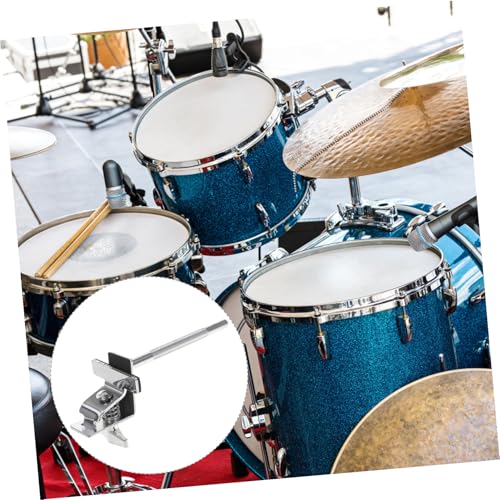 Soporte para cowbell para batería, abrazadera para aro de bombo, soporte extensible estándar para cowbell, accesorio para hardware de percusión miniatura 7