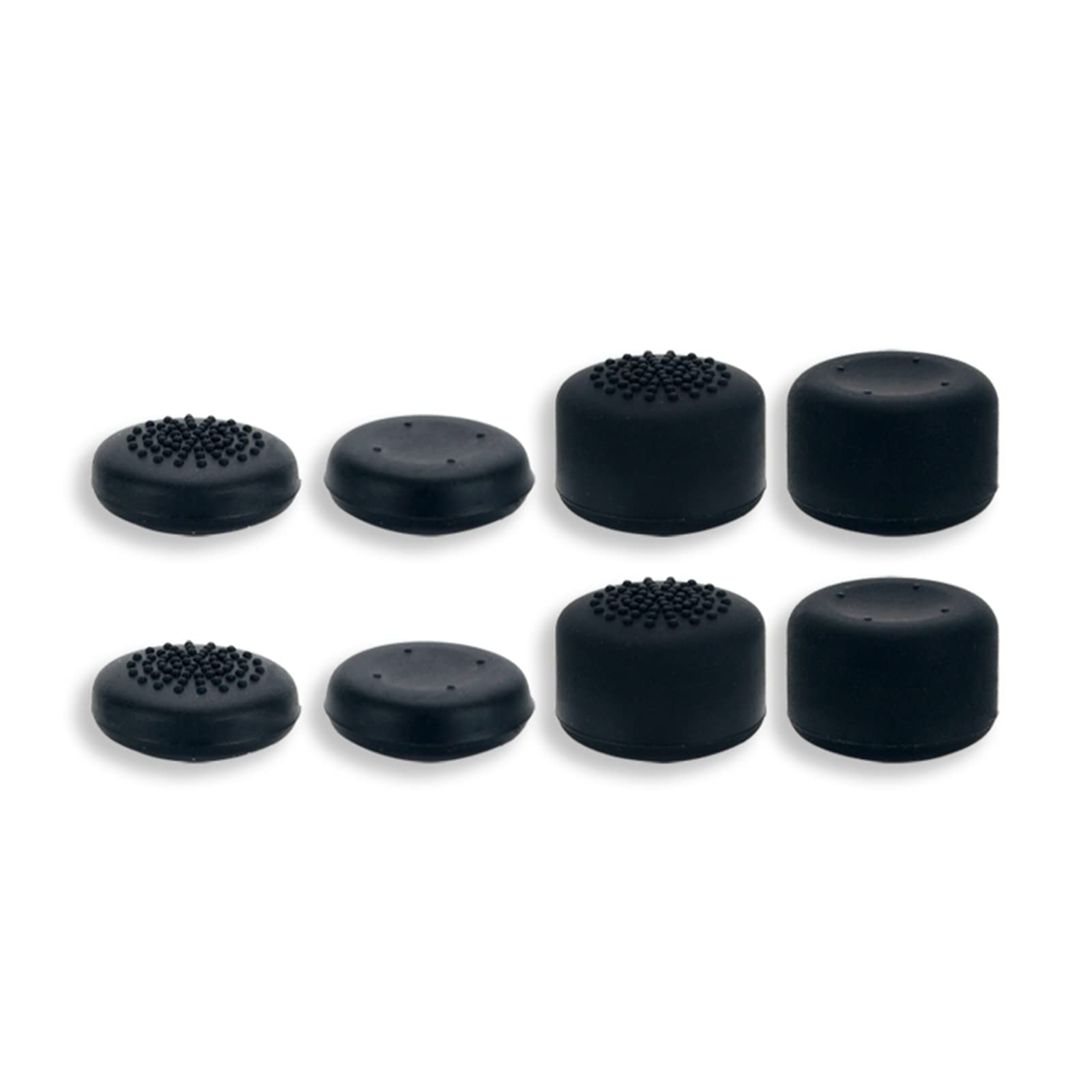 Thumb Grips Set Cap Stick Cap for Controller Game Accessories Black 4 Pair 8pcs
