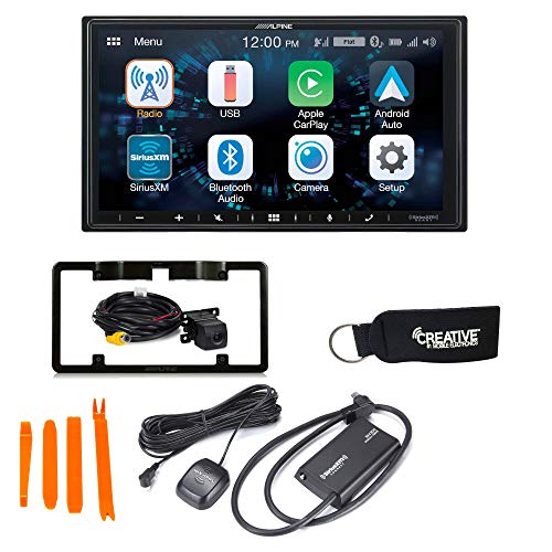 Alpine iLX-W650 Compatible with CarPlay & Android Auto - Includes Back up Camera, SXV300 Sirius XM Tuner