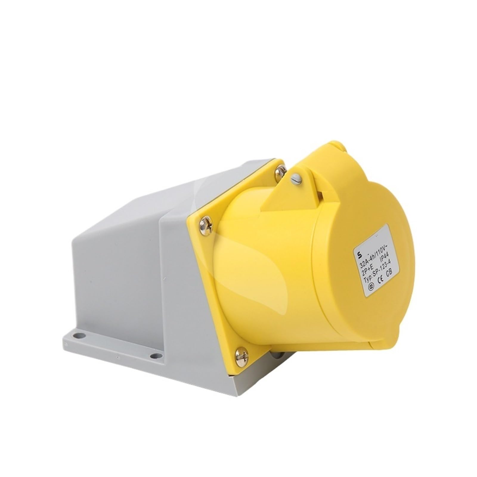 Prise étanche industrielle IP44 AP-123-4-32A pour stopper les pannes d'humidité