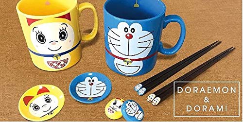 Amazon｜「 ドラえもん 」 豆 箸置き ブルー 008634｜箸置き