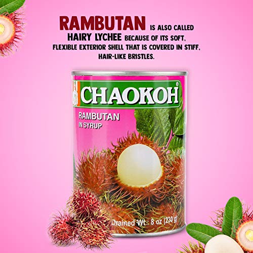 Chaokoh Rambutan in Syrup (6 Pack, Total of 120oz) - Thumbnail 2