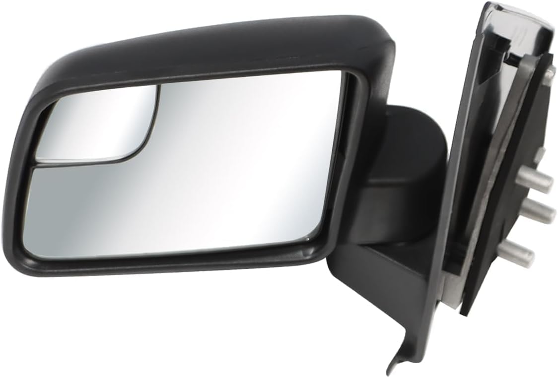 Left Side Mirror Assembly Compatible with 2011-2013 Transit Connect Textured Balck Driver Side Door Mirror with Manual Folding BT1Z17683A FO1320441