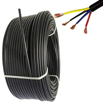 Copper 23/76 4 Core Wire for Home or Domestic Industrial Electric Wiring, Electric Wire 90Mtr