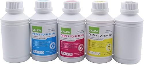 Miniatura 5 de USA CALCA - Juego de tinta DTF para impresoras de inyección de tinta, tinta de impresión de película de transferencia de calor, tinta de impresora
