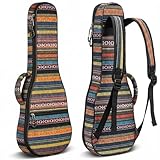 CAHAYA Ukulele Tasche 23 Zoll Gigitasche Gigbag ukulelenhülle Baumwolle Nylon 9mm gepolsterte Ukulelentasche CY0131-2