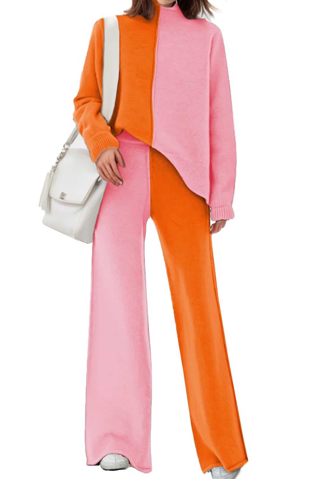Ensemble pull deux pièces femme pour un style décontracté chic - 7