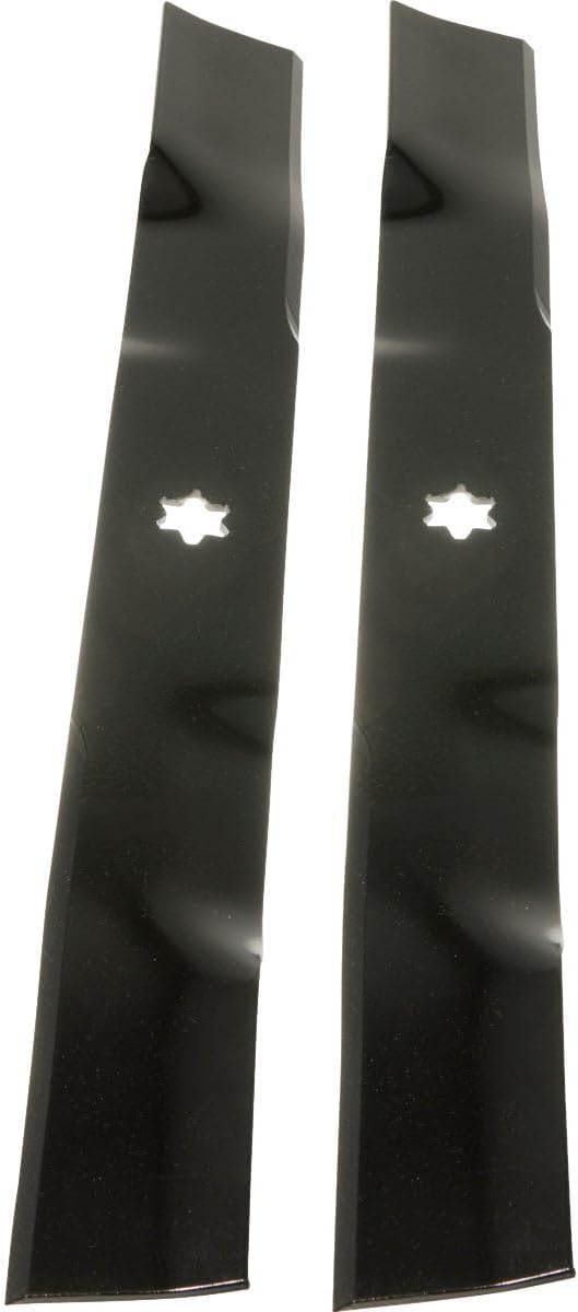 Troy-Bilt Original Equipment Mulch Blade Set for 46 in. Lawn Tractors and Zero-Turns with 6-Point Star, OE# 742-04268, 942-04268