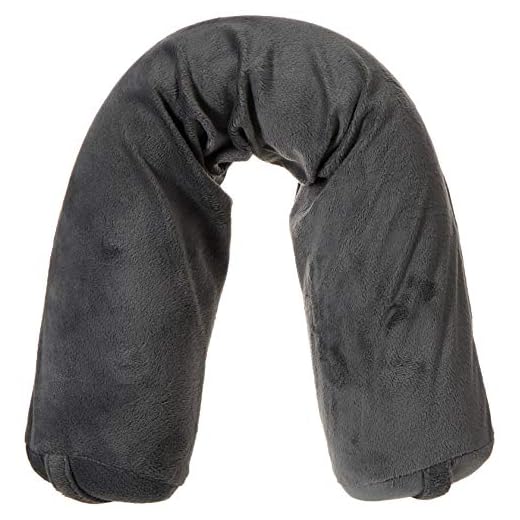 Samsonite Long Memory Foam Neck Travel Pillow, Charcoal, One Size