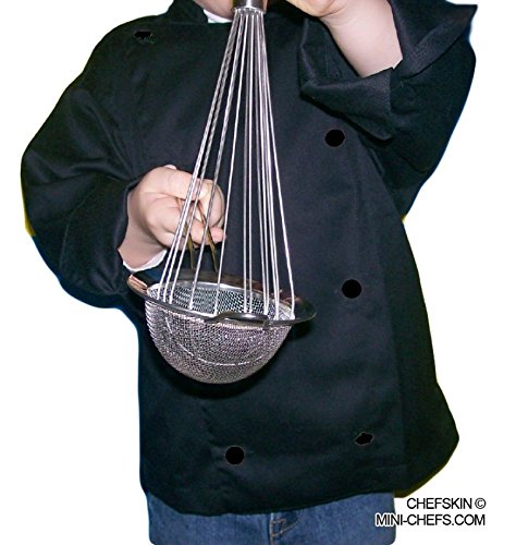 Chefskin Children Long Sleeve Jacket In Black For Kids (Xxs (2 Yrs) #TOP29