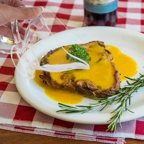 Lot de 2 saucières en verre transparent de table avec anse ergonomique