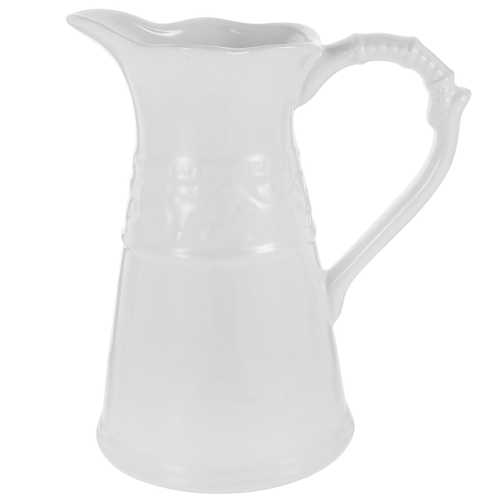 Vase céramique blanche arrangement floral décoration européen pour bureau créatif