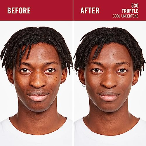 Rimmel Lasting Finish 35Hr Foundation 530 Truffle, Full Coverage, Hydrating, SPF20, Hyaluronic Acid, Vitamin E - Image 3