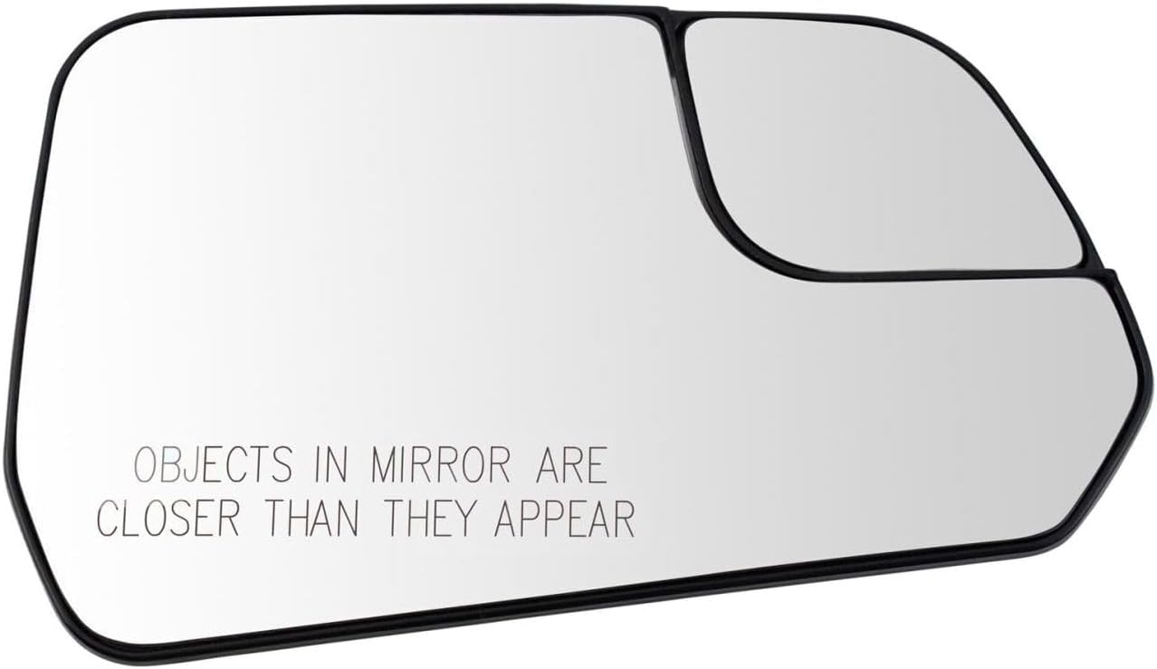 Right Mirror Glass for Ford for Mustang 2015-2020 Plastic Snap on-Attachment Type Clear FO1325219