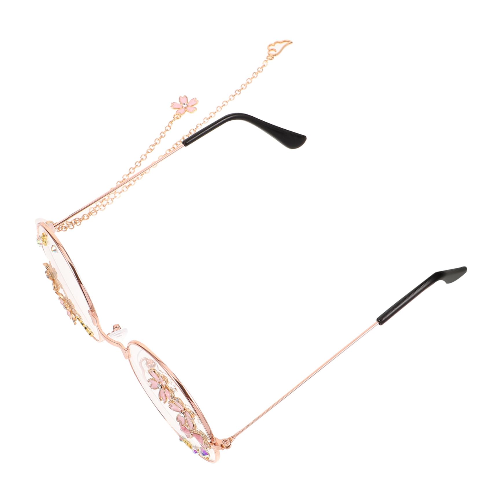 VALICLUD 5st Runde Brille Mit Gotischer Schleife Cosplay-brille Für Damen Cosplay-brille Für Frauen Brillen Für Frauen Party-sonnenbrille Lustige Brille Für Damen Kawaii-brille Metall