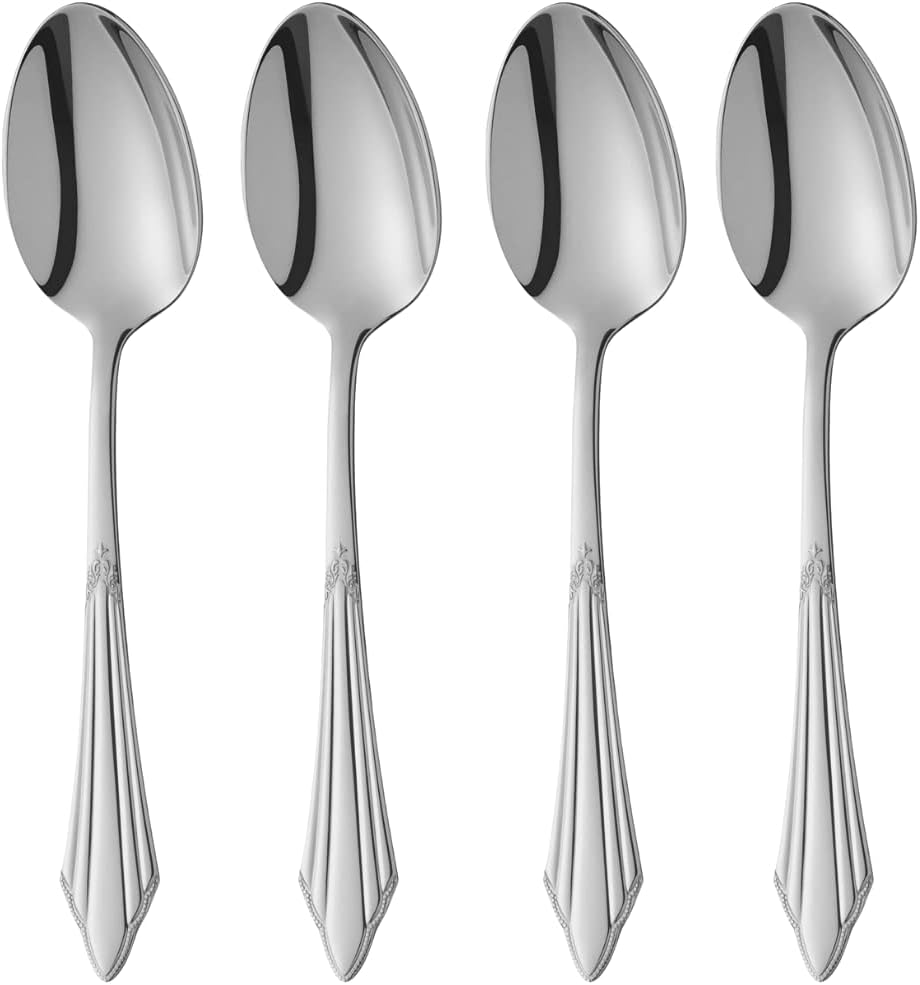 WMF Nuova Teelöffel Set 6-teilig - Cromargan Edelstahl 18/10, Spülmaschinengeeignet