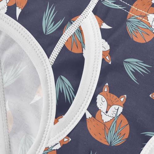 Boys' Underwear Cotton Little Boys Cute Fox Briefs Soft Toddler Underwear 2T-8Y 5