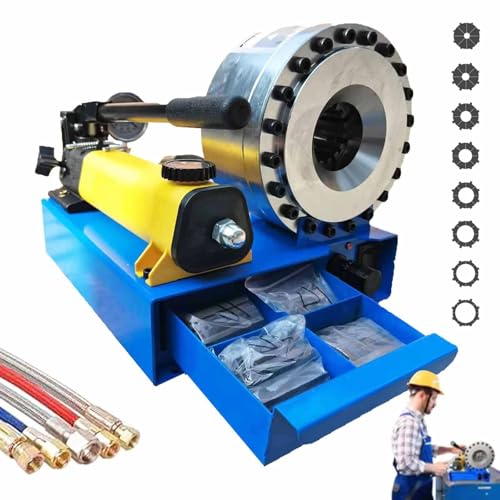 Estorniador de manguera hidráulica resistente 8 juego de troques 6-28mm herramienta manual para excavadora Ag Machinery R1 R2 kit de reparación de manguera de alambre de acero de alta presión con mang