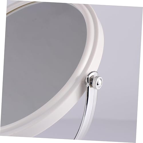 Miniatura 8 de FRCOLOR 6 espejos de mano de maquillaje de doble cara para girar blanco de doble cara