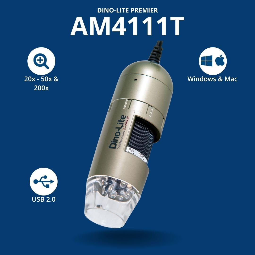 Amazon.co.jp: Dino-Lite 小型デジタル顕微鏡 AM4111T : おもちゃ