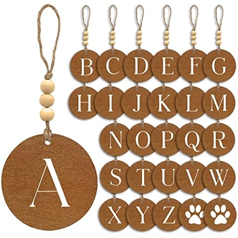 YIXAXKAO Wooden Christmas Stocking Tags Cover