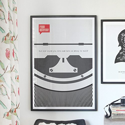 Poster Quote, Literary Quote, Art Print, Minimalist Poster, Quote, Illustration, Minimalist Quotation Print - Fyodor Dostoyevsky