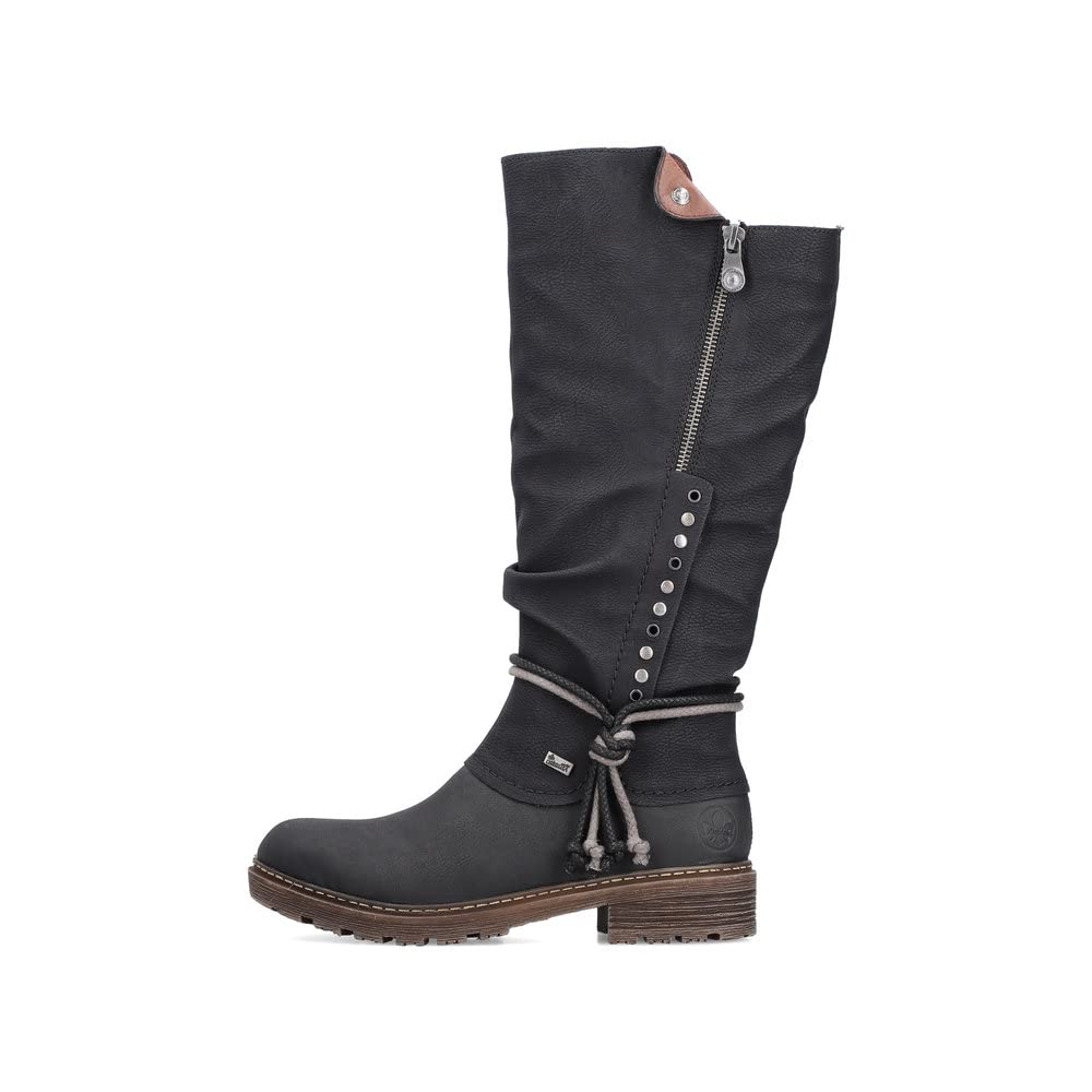 Rieker Damen Winterstiefel Z4759, Frauen Stiefel, wasserabweisend, riekerTEX